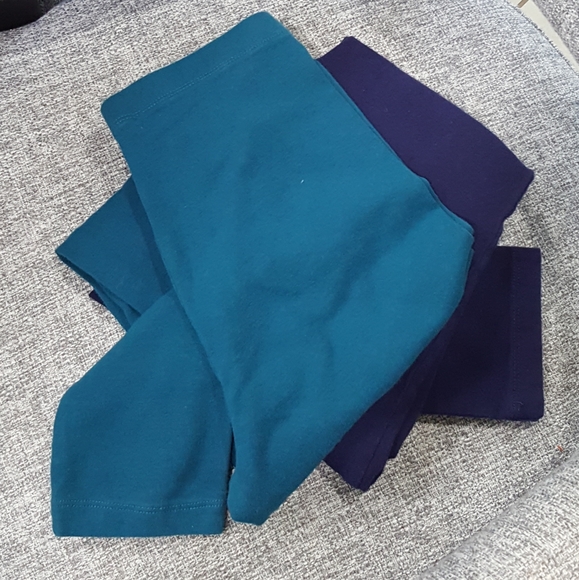 Forever 21 Pants - Cotton Leggings Forever 21 Two Pairs Navy & Teal